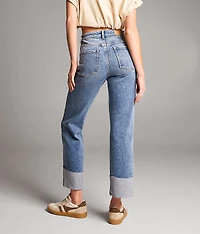 Billie Cropped Straight Stretch Jean