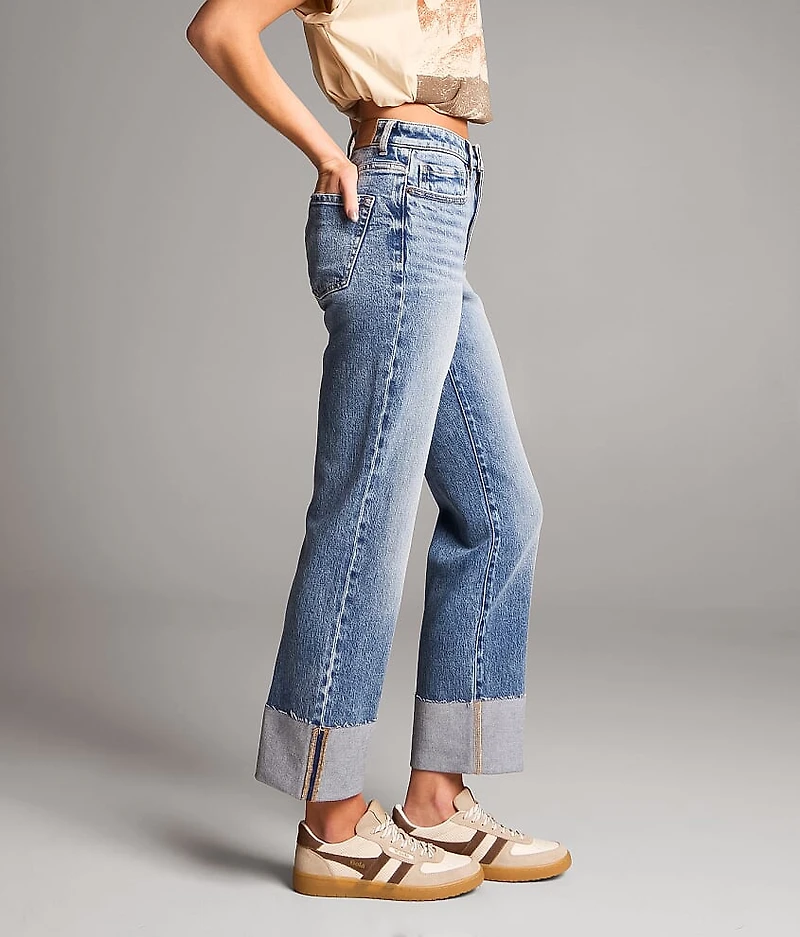 Billie Cropped Straight Stretch Jean