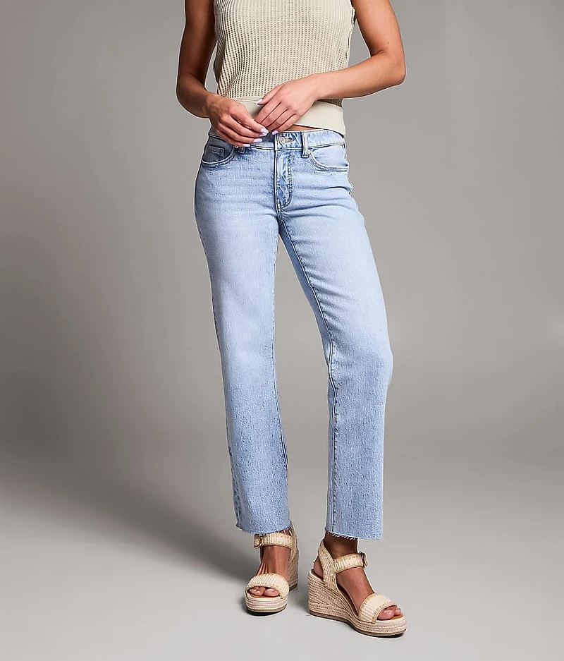 Payton Cropped Straight Stretch Jean