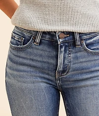 Andi Cropped Straight Stretch Cuffed Jean