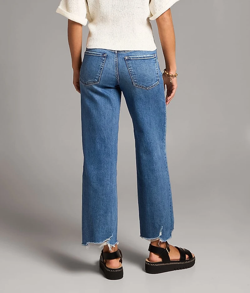 Parker Cropped Wide Leg Stretch Jean