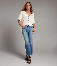 Parker Cropped Wide Leg Stretch Jean