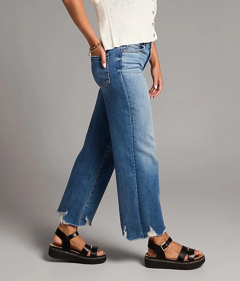 Parker Cropped Wide Leg Stretch Jean