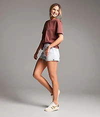 Billie Stretch Cuffed Short