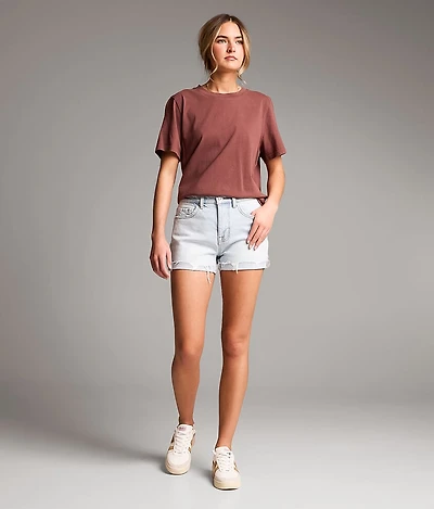 Billie Stretch Cuffed Short