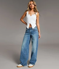 Taylor Low Slung Baggy Stretch Jean