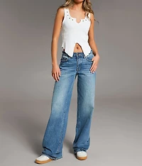 BKE Taylor Low Slung Baggy Stretch Jean