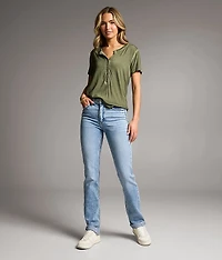 Parker Straight Stretch Cuffed Jean