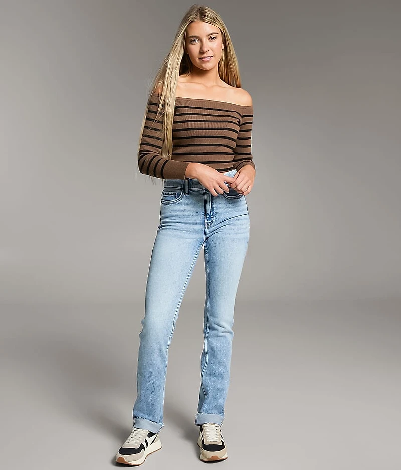 Parker Straight Stretch Cuffed Jean