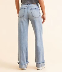 Billie Wide Leg Stretch Cuffed Jean