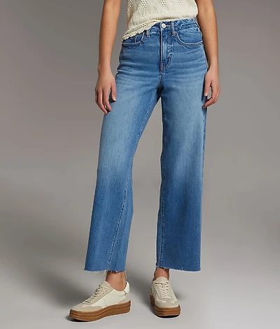 Billie Cropped Wide Leg Stretch Jean