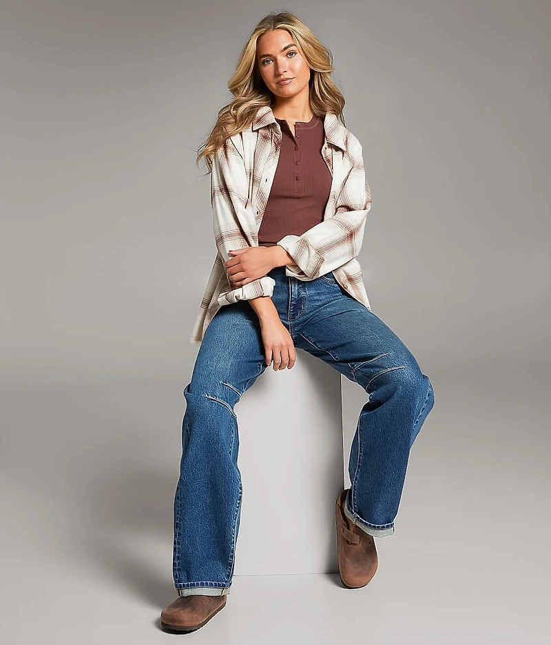 Billie Horseshoe Stretch Cuffed Jean
