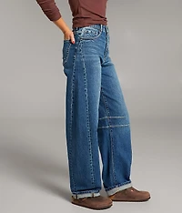 Billie Horseshoe Stretch Cuffed Jean