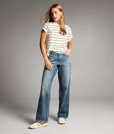 Gabby Wide Leg Stretch Jean