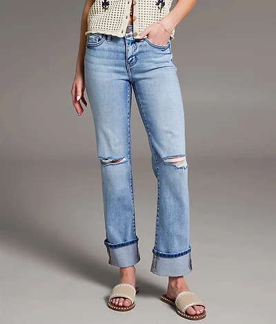 Andi Cropped Straight Stretch Jean