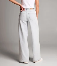 Billie Ultra Wide Leg Striped Stretch Jean