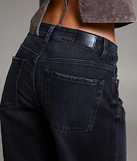 Taylor Low Slung Wide Leg Stretch Jean
