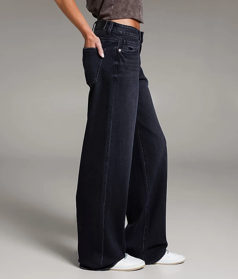 Taylor Low Slung Wide Leg Stretch Jean