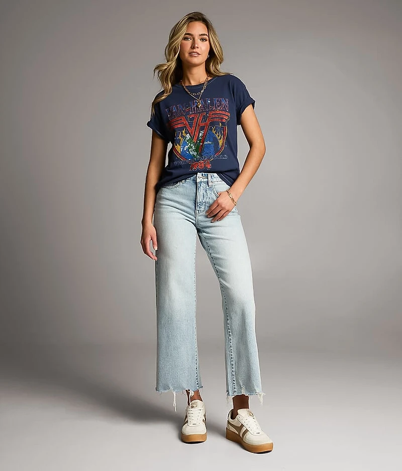 Billie Cropped Wide Leg Stretch Jean