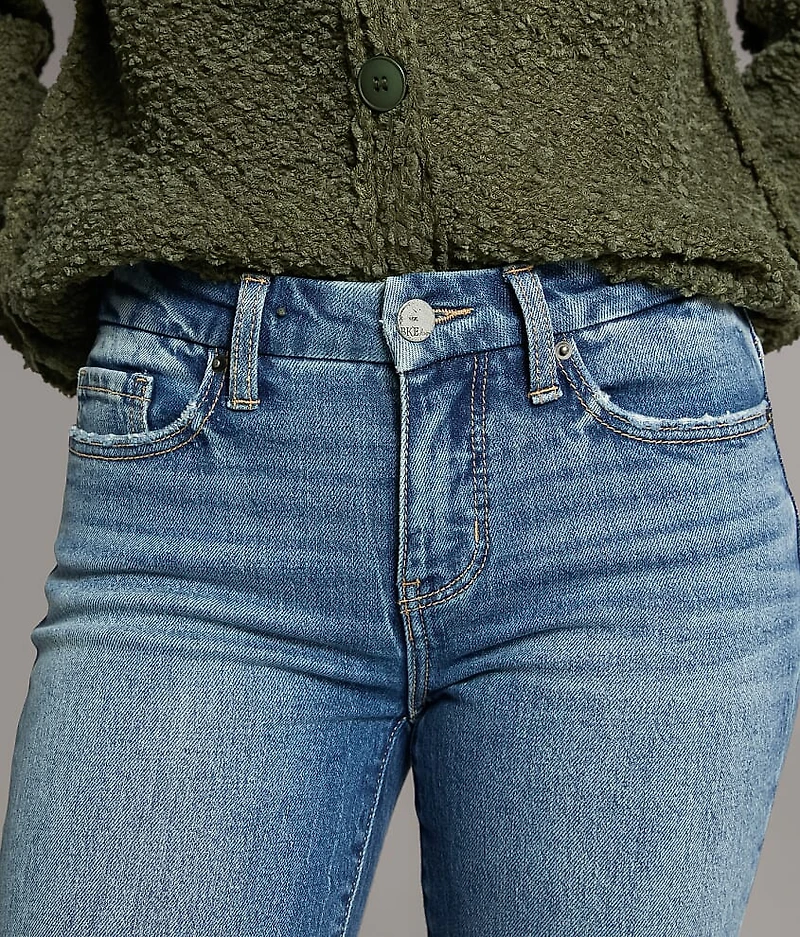 Andi Cropped Straight Stretch Cuffed Jean