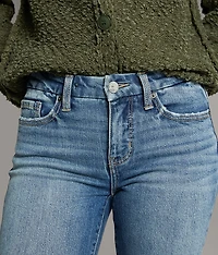 Andi Cropped Straight Stretch Cuffed Jean