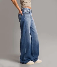 Taylor Low Slung Baggy Wide Leg Stretch Jean