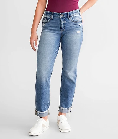 Payton Cropped Straight Stretch Jean