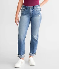 Payton Cropped Straight Stretch Jean