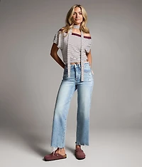Billie Cropped Wide Leg Stretch Jean
