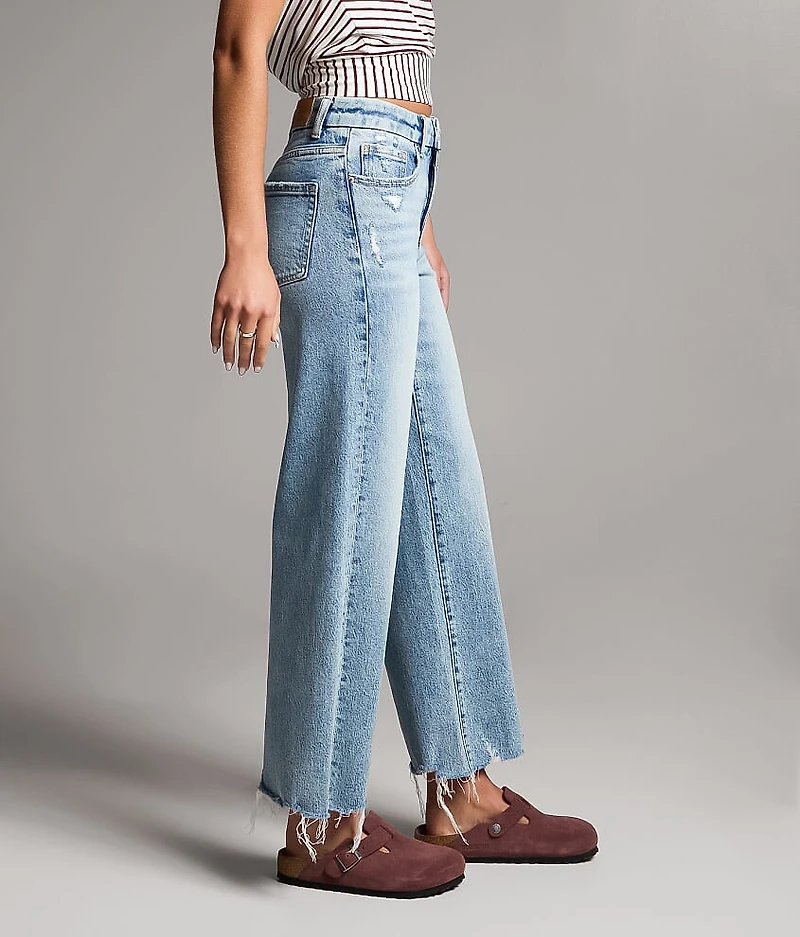 Billie Cropped Wide Leg Stretch Jean