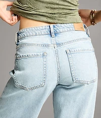 Taylor Low Slung Baggy Wide Leg Stretch Jean