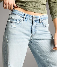 Taylor Low Slung Baggy Wide Leg Stretch Jean