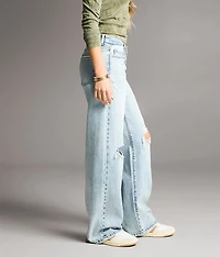 Taylor Low Slung Baggy Wide Leg Stretch Jean