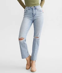Billie Cropped Straight Stretch Jean