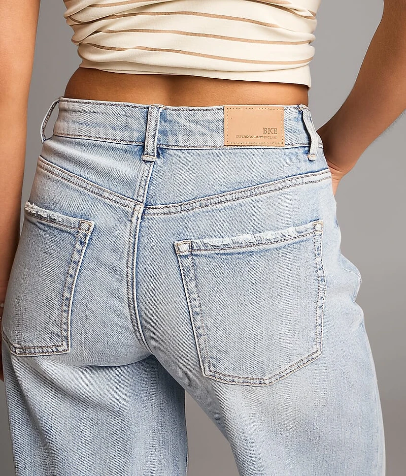 Taylor Low Slung Wide Leg Stretch Jean