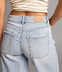 Taylor Low Slung Wide Leg Stretch Jean