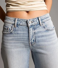 Taylor Low Slung Wide Leg Stretch Jean