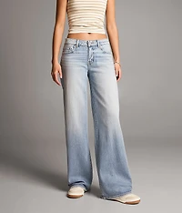 Taylor Low Slung Wide Leg Stretch Jean