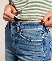 Billie Wide Leg Stretch Cuffed Jean