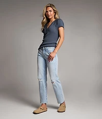 Andi Cropped Straight Stretch Jean
