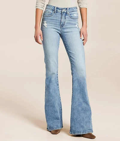 Buckle Black Fit No. Flare Stretch Jean