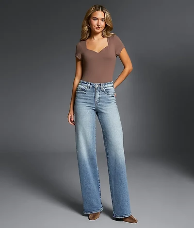 Fit No 35 Wide Leg Stretch Jean