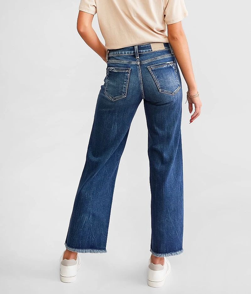 Fit No. Cropped Wide Leg Stretch Jean