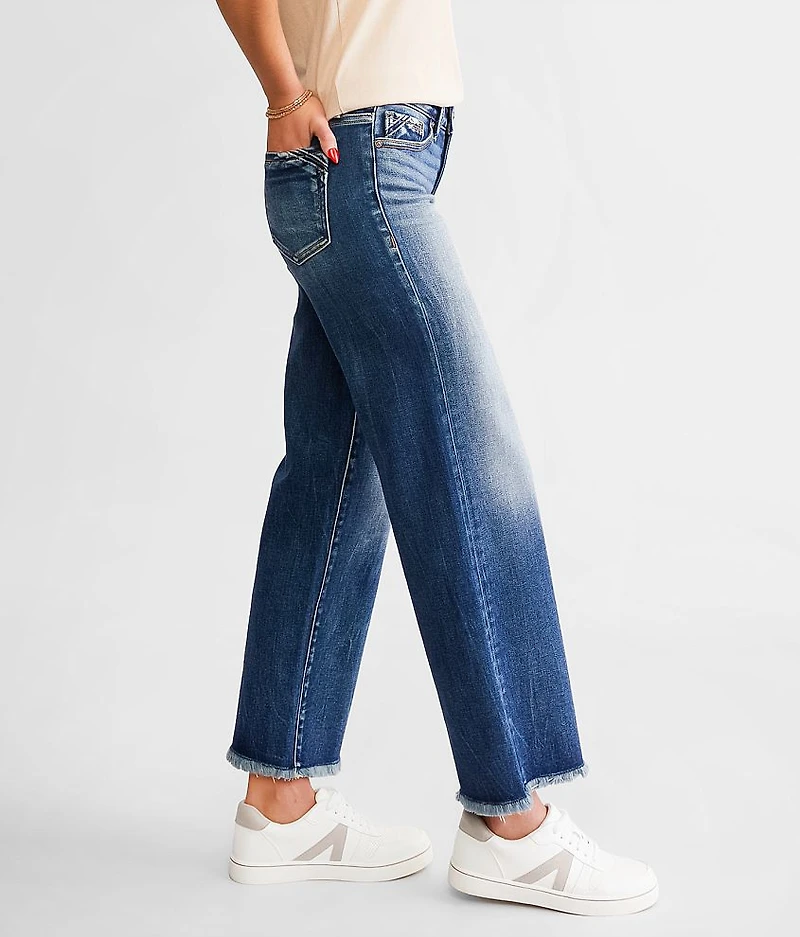 Fit No. Cropped Wide Leg Stretch Jean