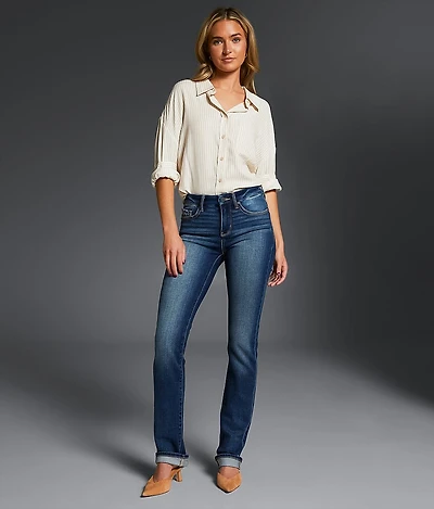 Fit No. 23 Straight Stretch Cuffed Jean