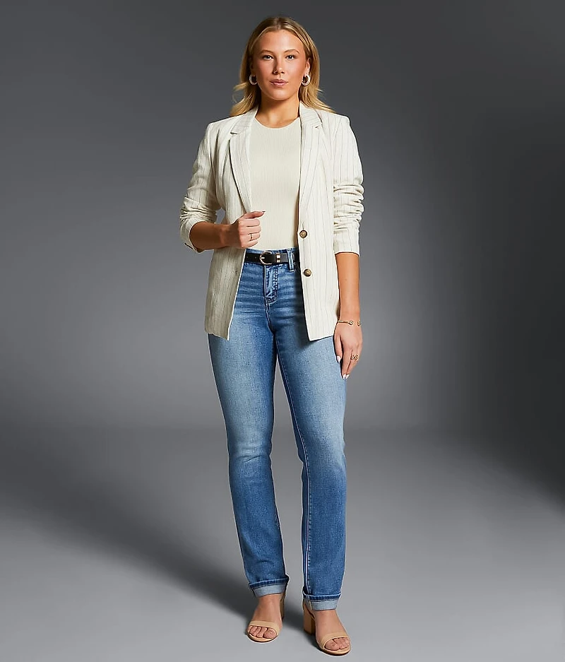 Fit No. 85 Straight Stretch Cuffed Jean
