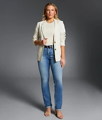 Fit No. 85 Straight Stretch Cuffed Jean