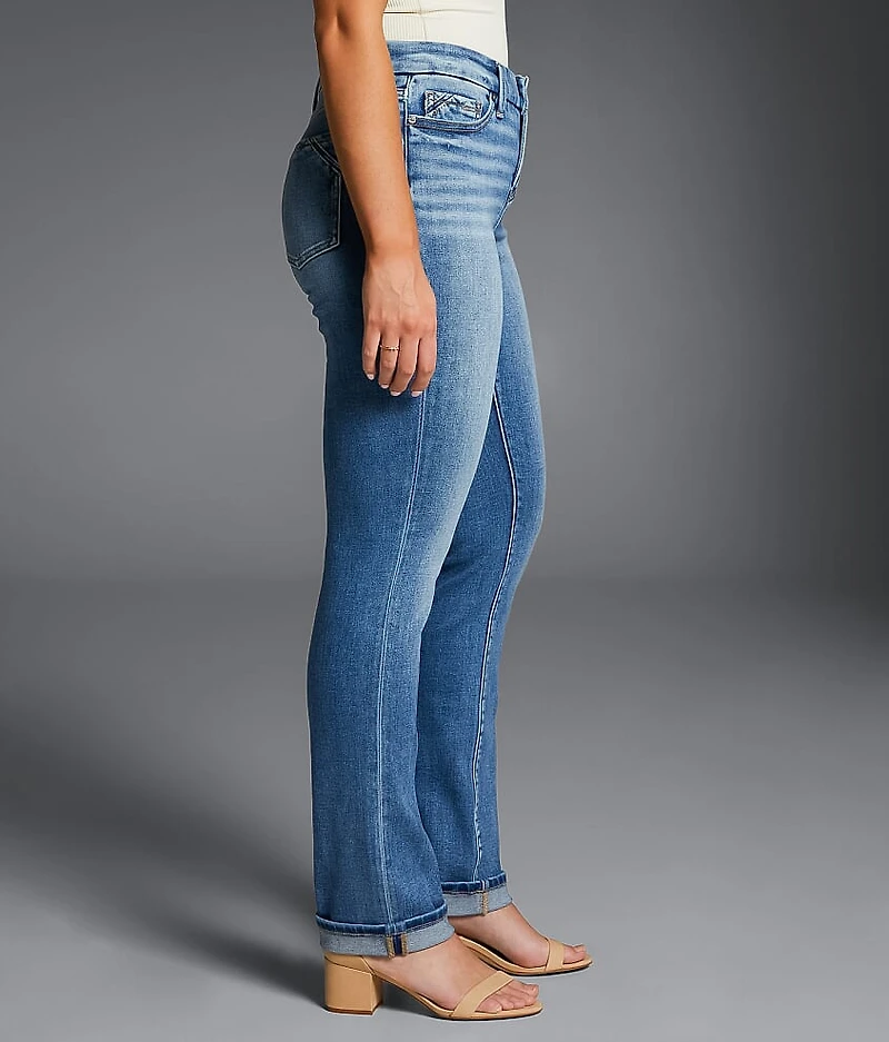 Fit No. 85 Straight Stretch Cuffed Jean