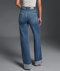 Fit No. 35 Wide Leg Stretch Cuffed Jean
