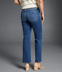 Fit No. 75 Cropped Straight Stretch Jean